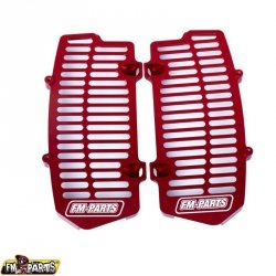 FM-PARTS OSŁONY CHŁODNICY (KRATKI) ALUMINIUM KTM/HUSQVARNA/GAS GAS 20-25 TBI /TPI KOLOR CZERWONY