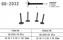 VESRAH ZAWÓR WYDECHOWY HONDA TRX 250EX SPORTRAX 01-08, TRX 250X 09-17 (OEM: 14721-HN6-000) (1SZT.) (MADE IN JAPAN)