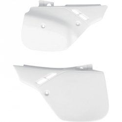 UFO BOCZKI TYLNE HONDA CR 125/500 89-90, CR 250 88-89 KOLOR BIAŁY
