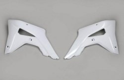 UFO OSŁONY CHŁODNICY HONDA CRF 250R 18, CRF 450RX 17-18 KOLOR BIAŁY