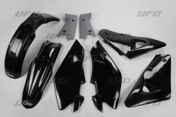 UFO KOMPLET PLASTIKÓW HUSQVARNA 2T 00-04, 4T 02-04 KOLOR CZARNY (HU600E001)