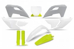 UFO 2024/11 KOMPLET PLASTIKÓW (FULL KIT) Z OSŁONAMI TELESKOPÓW (AMORTYZATORÓW) HUSQVARNA TC 125 / 250 23-24, FC 250 / 350 / 450 