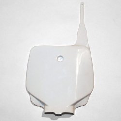 UFO TABLICA NA NUMER STARTOWY KAWASAKI KX 80 98-00, KX 85 01-13 KOLOR BIAŁY
