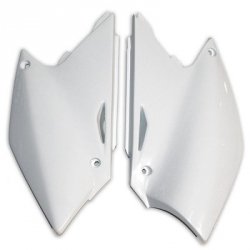 UFO BOCZKI TYLNE KAWASAKI KXF 250 04-05 KOLOR BIAŁY KX