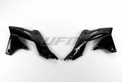 UFO OSŁONY CHŁODNICY KAWASAKI KXF 250 13-16 KOLOR CZARNY
