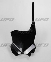 UFO TABLICA NA NUMER STARTOWY KAWASAKI KXF 250 17-23, KXF 450 16-23 KOLOR CZARNY