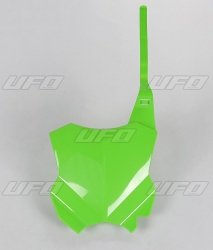 UFO TABLICA NA NUMER STARTOWY KAWASAKI KXF 250 17-23, KXF 450 16-23 KOLOR ZIELONY