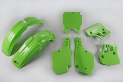 UFO KOMPLET PLASTIKÓW KAWASAKI KX 250 89, KX 500 89-92 KOLOR ZIELONY (KA189E026)