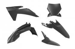 RACETECH (RTECH) 2024/12 KOMPLET PLASTIKÓW KTM SX 65 24-25 KOLOR CZARNY
