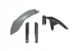 RACETECH (RTECH) 2024/12 KOMPLETNY BŁOTNIK PRZÓD Z OSŁONAMI TELESKOPÓW ( AMORTYZATORÓW ) YAMAHA T7 TENERE 700 19-24 KOLOR SZARY 