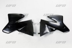 UFO OSŁONY CHŁODNICY KTM 2T 98-00, 4T 00 KOLOR CZARNY
