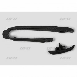 UFO ŚLIZG ŁAŃCUCHA (MAŁY I DUŻY) KTM EXC/EXCF TPI 12-20 KOLOR CZARNY