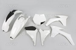 UFO KOMPLET PLASTIKÓW KTM SXF 11-12, SX 12 KOLOR BIAŁY (KT510E047)