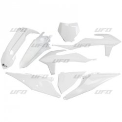 UFO KOMPLET PLASTIKÓW KTM SX 125/150/250 19-22, SXF (SX-F) 250/350/450 19-22 KOLOR BIAŁY 2020 (KT522E042)