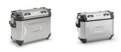 KAPPA 2025/05 KUFRY BOCZNE 48L MONOKEY CAM SIDE KVG48A KVOYAGER ALUMINIOWE PRAWY / LEWY KOLOR SREBRNY