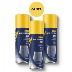 MANNOL AIR FILTER OIL PŁYN (OLEJ) DO NASĄCZANIA FILTRÓW POWIETRZA W SPRAYU 200ML (9964) (24) KARTON 24 SZTUKI (PAKIET)