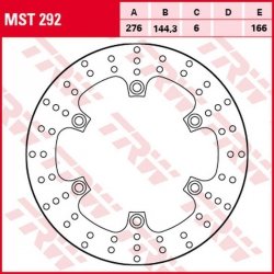 TRW ZF TARCZA HAMULCOWA PRZÓD YAMAHA FJS 400 SILVERWING 09-16, FJS 600 SILVERWING 03-16, TYŁ HONDA NT 700V DEAUVILLE 06-09 (276X