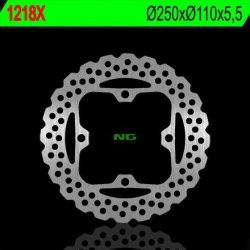 NG TARCZA HAMULCOWA TYŁ KAWASAKI Z750/800/1000 07-16, ZZR 1400 06-15 (250X110X5,5) (4X10,5MM) WAVE