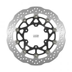 NG TARCZA HAMULCOWA PRZÓD SUZUKI GSXR ABS 1000 17-19 (320X102X5,0MM) (6X8,5MM) WAVE PŁYWAJĄCA (ŚRODEK ALUMINIOWY)