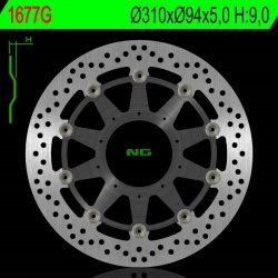 NG TARCZA HAMULCOWA PRZÓD HONDA VFR 800X CROSS RUNNER ABS 15-17, VFR 800F ABS 14-17 (310X94X5) (5X6,5MM) (ODSADZENIE 9,0MM) PŁYW