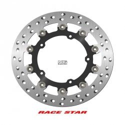 NG TARCZA HAMULCOWA PRZÓD RACE STAR PREMIUM YAMAHA MT-03 16-22, R3 19-22, YZF-R25 14-17, YZF-R3 15-18 (298X132X5MM) (5X8,25MM) (