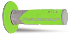 PROGRIP MANETKI PG801 OFF ROAD (22+25MM, DŁ.115MM) KOLOR SZARY/ZIELONY (DWUSKŁADNIKOWE) (801-290) (PG801/4)