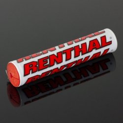 RENTHAL GĄBKA NA KIEROWNICĘ SX PAD (240MM) KOLOR BIAŁY/CZERWONY Z LOGO RENTHAL