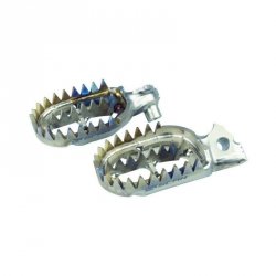 SCAR RACING PODNÓŻKI PEGI TYTANOWE GRIPPER YAMAHA YZ 250F 24-25, YZ 450F 23-25, YZ 250FX 25, YZ 450FX 24-25, WR 250F 25, WR 450F