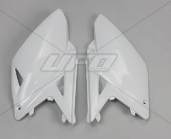 UFO BOCZKI TYLNE SUZUKI RMZ 250 10-18, KOLOR BIAŁY