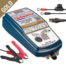 OPTIMATE ŁADOWARKA AKUMULATORÓW OPTIMATE 7 AMPMATIC 12V 10A 10-240AH / 24V 5A 5-120AH, AGM / GEL / STD / DEEP CYCLE ORAZ Ca-Ca, 