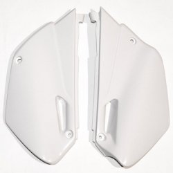 UFO BOCZKI TYLNE YAMAHA YZ 80 02, YZ 85 03-14, KOLOR BIAŁY