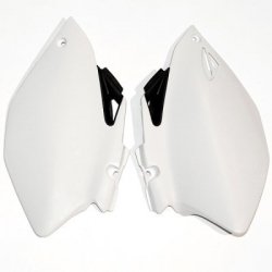UFO BOCZKI TYLNE YAMAHA YZF 250/450 06-09 KOLOR BIAŁY