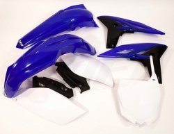 UFO KOMPLET PLASTIKÓW YAMAHA YZF 250 10 KOLOR OEM (BIAŁY/NIEBIESKI) (YA308E999)