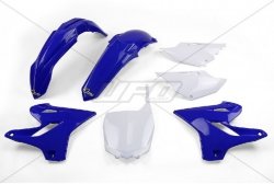UFO KOMPLET PLASTIKÓW YAMAHA YZ 125 15-21, YZ 250 15-21 KOLOR OEM (NIEBIESKI/BIAŁY) (YA319E999)
