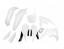 UFO KOMPLET PLASTIKÓW (FULL KIT) Z OSŁONAMI TELESKOPÓW (AMORTYZATORÓW) YAMAHA YZF 250 19-23, YZF 450 18-22 KOLOR BIAŁY