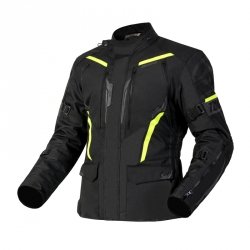KURTKA TEKSTYLNA OZONE TOUR III BLACK/FLUO YELLOW 13XL