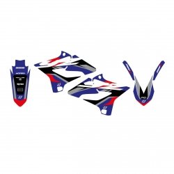 BLACKBIRD KOMPLET NAKLEJEK (OKLEIN) YAMAHA YZ 125/250 15-21 DREAM 5 KOLOR NIEBIESKI CZARNY BIAŁY