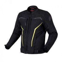 KURTKA TEKSTYLNA OZONE DELTA IV BLACK/FLUO YELLOW L 