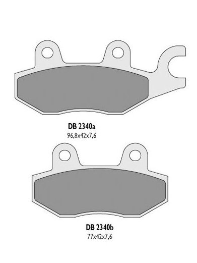 Delta Braking klocki hamulcowe przód Yamaha 750 XTZ Super Tenere  89-95