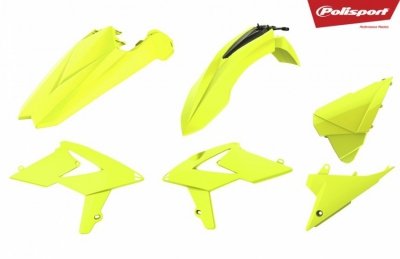 POLISPORT KOMPLET PLASTIKÓW BETA 2T/4T '18-'19 KOLOR ŻÓŁTY FLUO