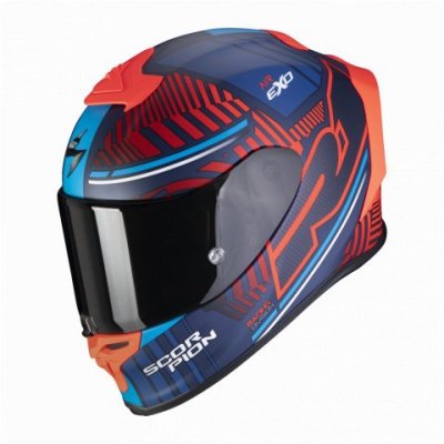 SCORPION KASK EXO-R1 AIR VICTORY MAT BLUE-RED