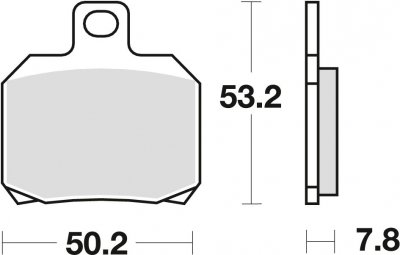 TRW klocki hamulcowe tył Ducati Streetfighter S 1100 ( 09-13 )