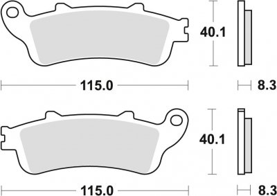 TRW klocki hamulcowe przód Kawasaki Vulcan S ABS 650  ( 15-) 