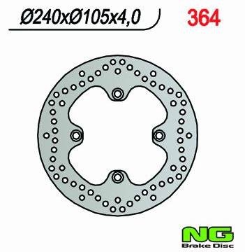 Tarcza hamulcowa przednia Honda PANTHEON 125/ 150 2T (98-02) 