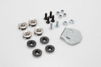 ZESTAW ADAPTERÓW DO ADVENTURE-RACK SW-MOTECH POD KUFER CENTRALNY TRAX BLACK