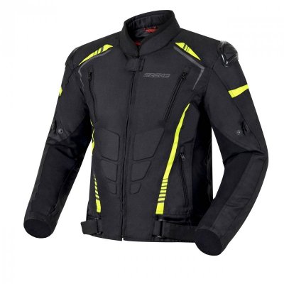 KURTKA TEKSTYLNA OZONE PULSE BLACK/FLUO YELLOW 3XL