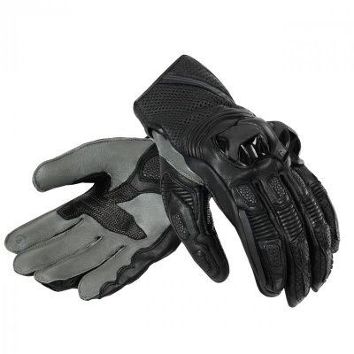 RĘKAWICE MOTOCYKLOWE REBELHORN ST SHORT BLACK, GREY 3XL