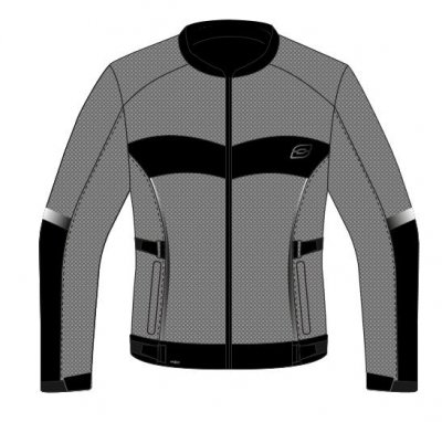 KURTKA TEKSTYLNA OZONE DART LADY SILVER/BLACK D3XL