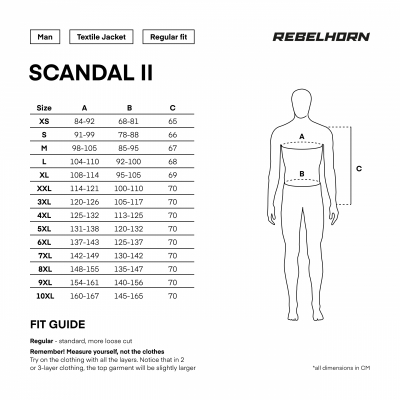 KURTKA TEKSTYLNA REBELHORN SCANDAL II SILVER/BLACK L