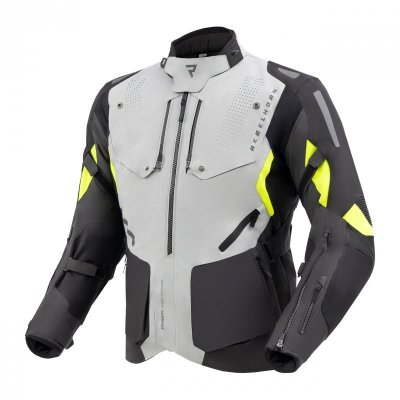KURTKA TEKSTYLNA REBELHORN HIKER IV BLACK/GREY/FLUO YELLOW XS